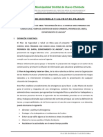 Plan de Seguridad y Salud en El Trabajo