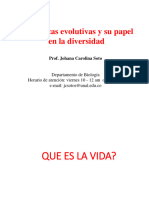 S5. Las Fuerzas Evolutivas y Su Papel en La Diversidad