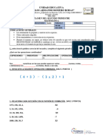 Examen de Matematicas 6to SEGUNDO Trimestre