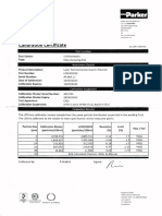 LCM30 Calibration Certificate