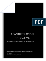 Gestión Del Conocimiento en La Educación