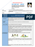 1er GRADO ACTIVIDAD 24 FICHA DEL ESTUDIANTE 28 DE SETIEMBRE 2021