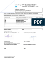 Learning Agreement Outside Europe