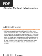 6 Module 6 Unit 3 Linear Programming Simplex Method Minimization