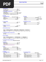 Space's Input Data