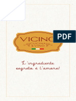 Vicino Cucina Menu