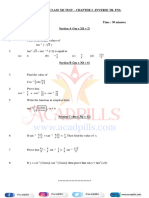 Class Xii Cumulative Class Test Math Ch-2