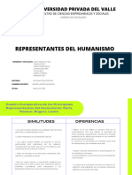 Cuadro Comparativo Representantes Del Humanismo