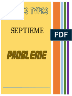 Sujet Type 7ème Problème