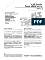 AD2S83 Resolver Converter