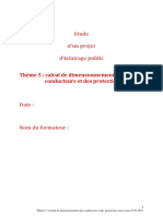 Détermination de La Section Des Conducteurs Et Choix Des Dispositifs de Protection