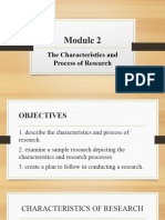 m2 Characteristics of Research