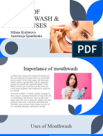 TYPES OF MOUTHWASH A.Špandaruka M.Kurbatova