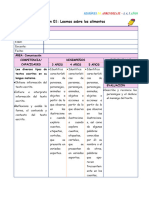 Proyecto de Los Alimentos Con Su Evaluacion