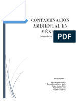 Contaminación Ambiental en México