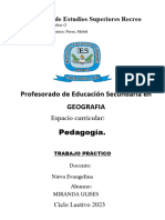 CARATULA de Pedagogia