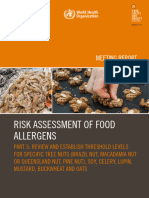 Risk Assessment of Food Allergens