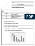 ATIVIDADE DE MATEMÁTICA III Trimestre