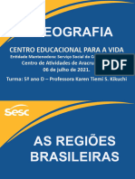 As Regiões Brasileiras - Geografia