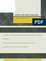 3.2 Criterio Del Valor Esperado