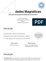 Propriedades Magnéticas