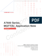 A7600 Series MQTT (S) Application Note V1.00