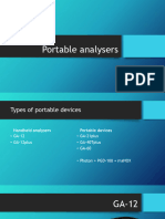 Stack Portable Analysers