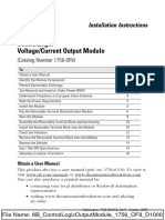 AB ControlLogixOutputModule 1756 OF8