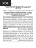 Weighted Overlay Based Land Suitability