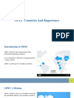 OPEC Countries and Importance