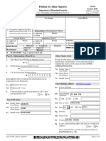 Petition For Alien Fiancé (E) : Uscis Form I-129F