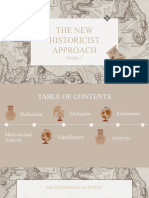 The New Historicist Approach