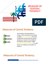 Measure of Central Tendency