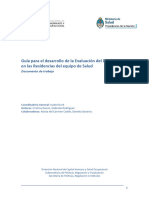 Guia Desarrollo de La Evaluacion Del Desempenio Residencias Del Equipo Salud