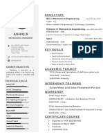 S.ashiq - Resume