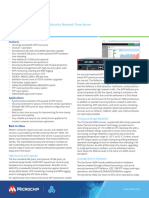 Microchip Syncserver s600 NTP Time Server Datasheet 2903E