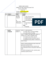 Class VII-Half Yearly Syllabus (All Subjecs) - 2023-2024