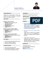 Mosharof Hossain CV