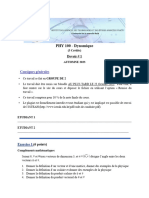 PHY100 Travail 1 A2023