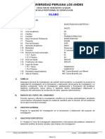 5 Silabo de Investigación Científica I - Luis Cueva