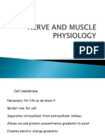 Nerve and Muscle Physiology