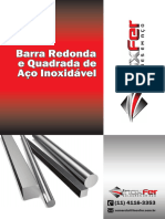 Catalogo Barra Redonda e Quadrada de Aco Inox