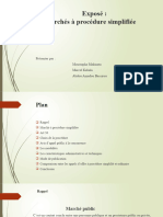 Marché À Prodédure Simplifiée