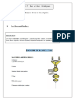 Chapitre 7 Les Textiles Chimiques