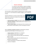 Derecho Ambiental Resumen