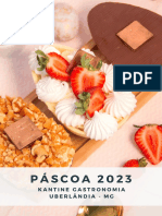 Cardápio Páscoa 2023