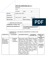 Sesion de Aprendizaje para Simulacion