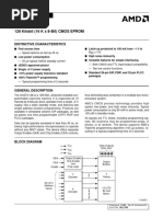 128 Kilobit (16 K X 8-Bit) CMOS EPROM: Distinctive Characteristics