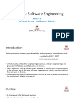 Module 4-Product and Process Metric