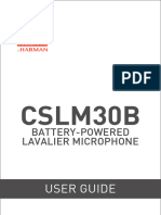 Harman CSLM30B Spec Sheet